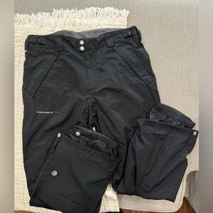 Columbia Convert Snowboard Ski Pants Black Size Large
